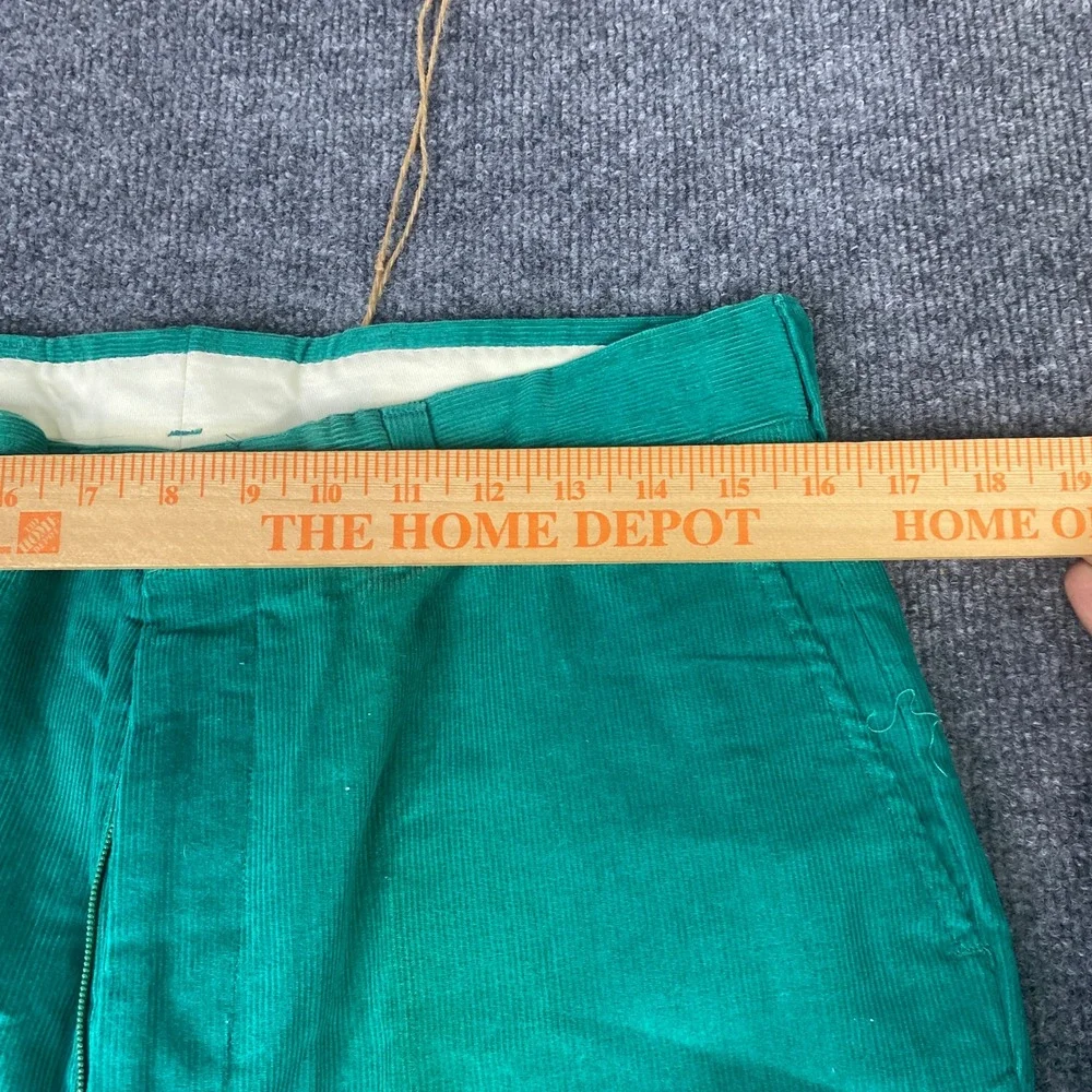 Vintage Pen West Pendleton Green Corduroy Pants Straight Leg Trousers Emerald